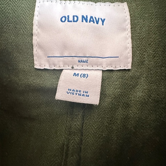 Linen-Blend Snap-Front Utility Jacket for Girls Size, M (8) - Picture 6 of 6